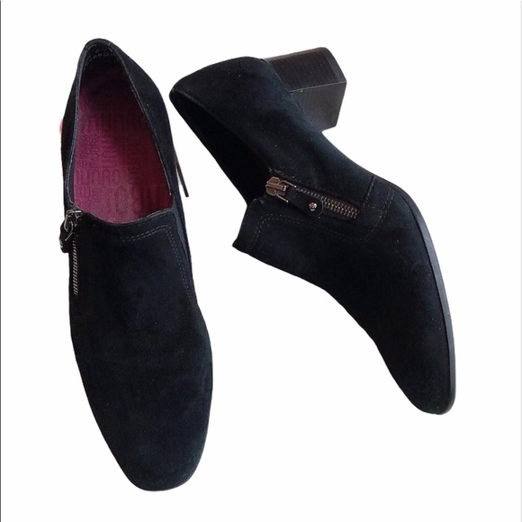 Munro Shoes - Munro American Annee Black Suede Shooties 8.5 SS